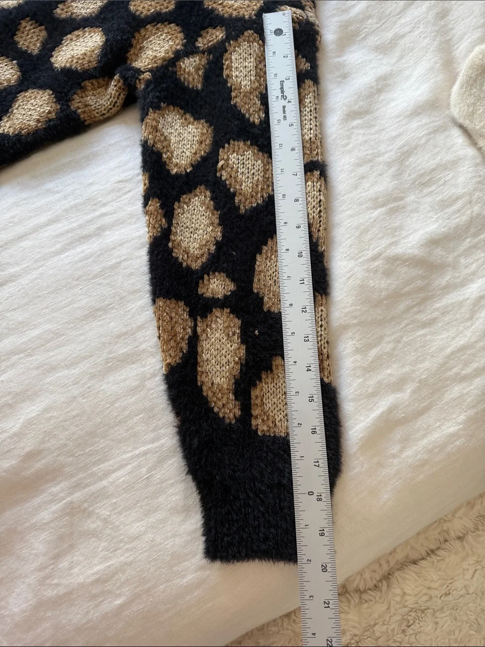 NWT Michael Kors Soft Leopard Print Sweater – Women's Size Large Cozy Chic Warm